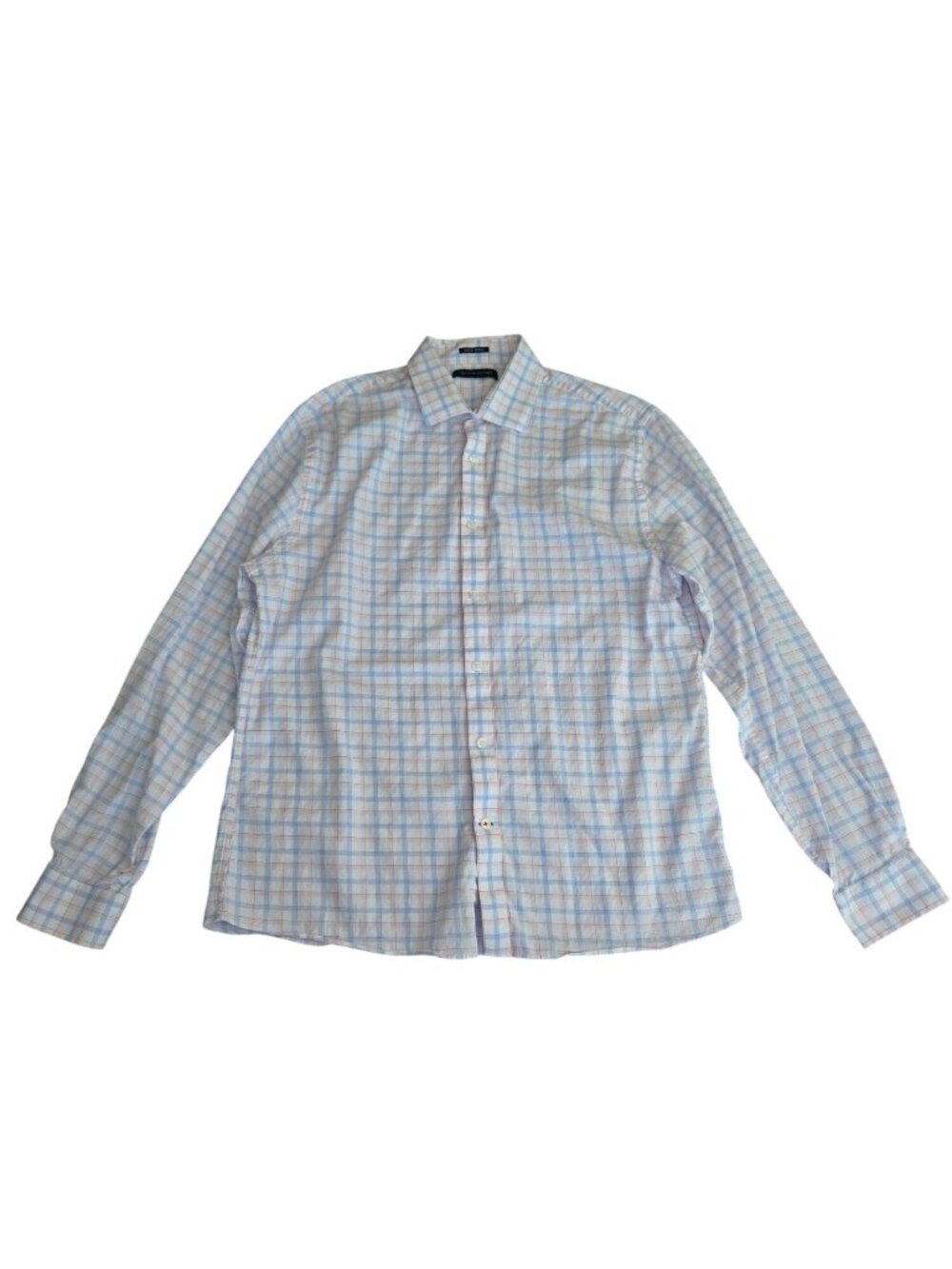 Tommy Hilfiger Slim-Fit Stretch Button Front Shirt Men's Large